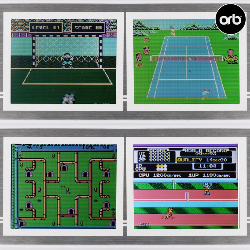 Thumbs Up Mini Retro Games Console, 240 in-Built Games, 8-Bit Retro Gaming Handheld Console, 2.5” Full Colour LCD Screen Pocket Console, Immersive Sound Games Console - ThumbsUp! - Image 4